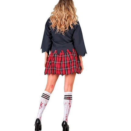 E-Carnavalskleding.nl Zombie schoolmeisje kostuum Emma dames