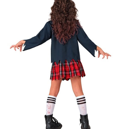 E-Carnavalskleding.nl Zombie schoolmeisje kostuum Emma kinderen