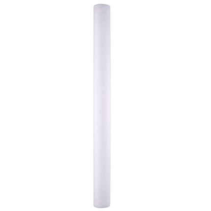 Foam stick led 48 cm, effen witte schuimbuis met korrelige buitenkant, uitgeschakeld