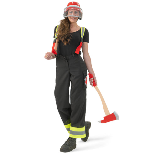 Funny Fashion Brandweervrouw broek met bretels Franny