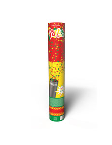 Funny Fashion Confetti kanon rood geel groen Limburg 60cm