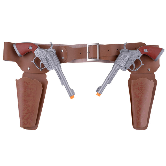 Funny Fashion Cowboyholster met 2 pistolen