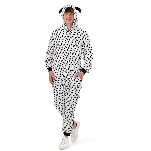 Funny Fashion Dalmatiër pak onesie volwassenen Declan