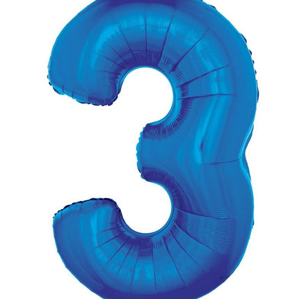 Funny Fashion Folieballon 102 cm blauw
