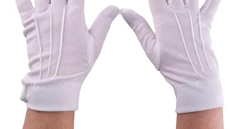 Funny Fashion Korte witte handschoenen