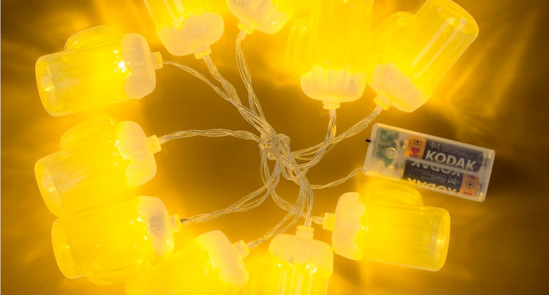 Funny Fashion Lichtslinger 10 bierpullen