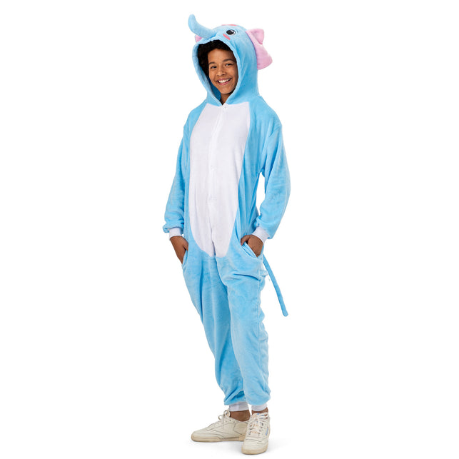 Funny Fashion Olifant pak onesie volwassenen Elliot