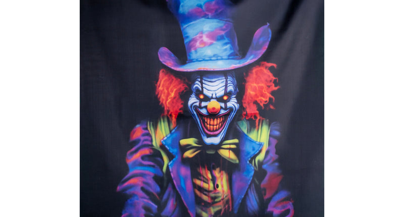 Funny Fashion Raamdecoratie clown