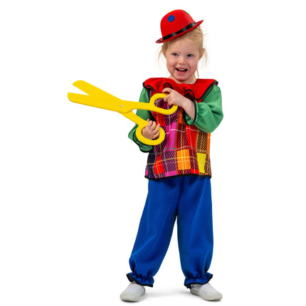 Funny Fashion Regenboog clownspak kind