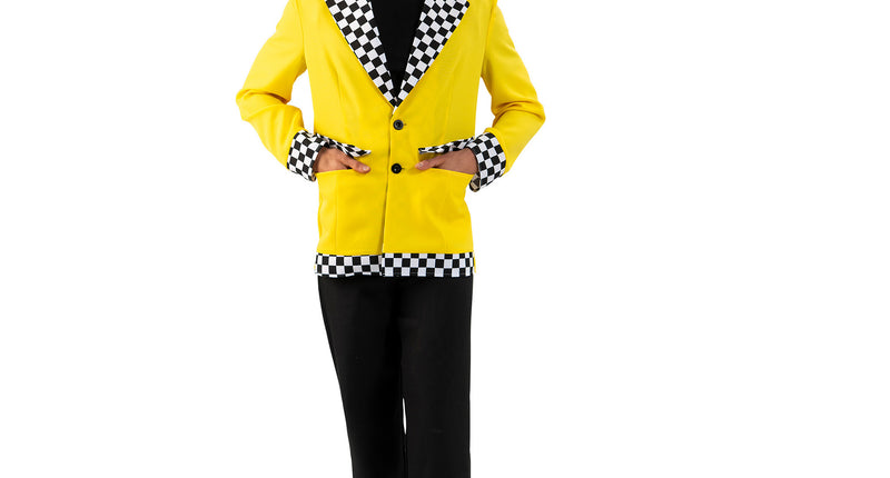 Funny Fashion Taxi chauffeursjas geel heren Tony