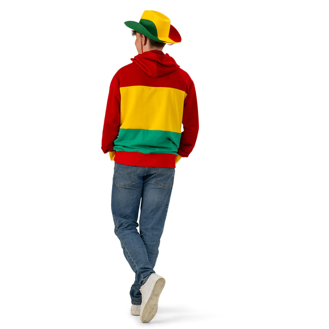 Funny Fashion Trui rood, geel, groen volwassenen