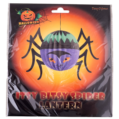 Lampion spin in verpakking van Funny Fashion, papieren spinlampion voor Halloweenversiering