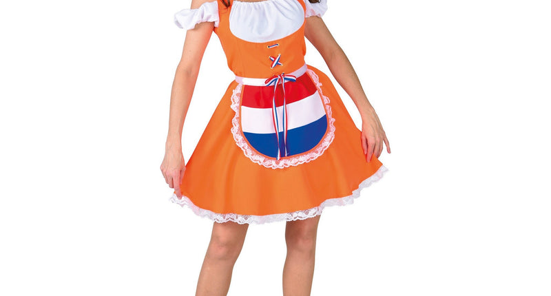Magic by Freddy's Dirndl jurk Volendam oranje