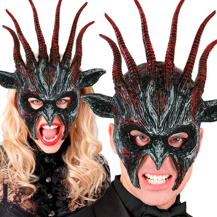 Masker beest infernaal op het gezicht, ogen vrij en mond onbedekt