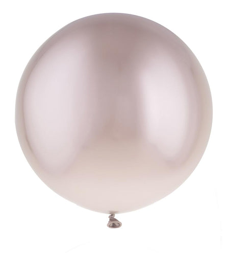 Metallic ballon rosé van latex, 13.8 inch met spiegelende roségoud glans, voor feestdecoratie