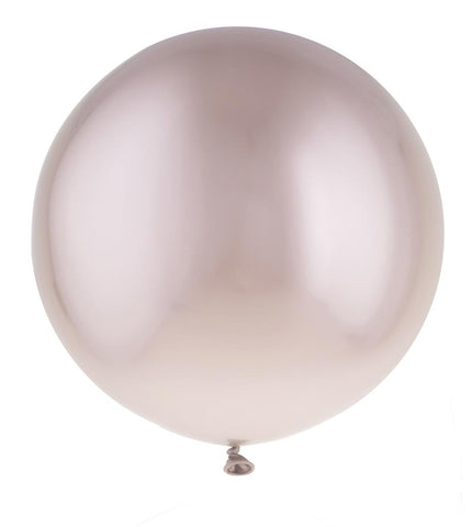 Metallic ballon rosé van latex, 13.8 inch met spiegelende roségoud glans, voor feestdecoratie