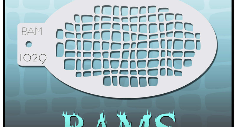 PartyXplosion Bad Ass BAM Schmink sjabloon 1029