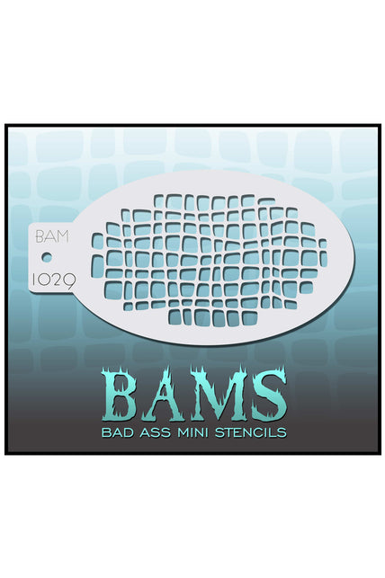 PartyXplosion Bad Ass BAM Schmink sjabloon 1029