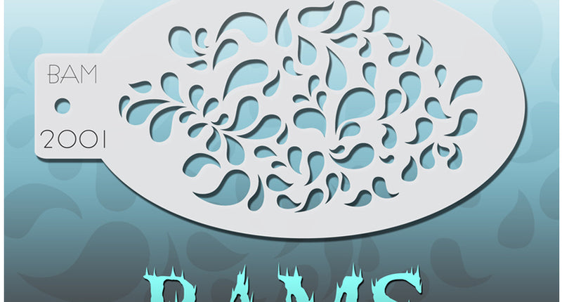 PartyXplosion Bad Ass BAM Schmink sjabloon 2001