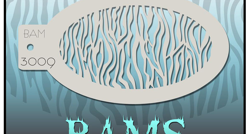 PartyXplosion Bad Ass BAM Schmink sjabloon 3009