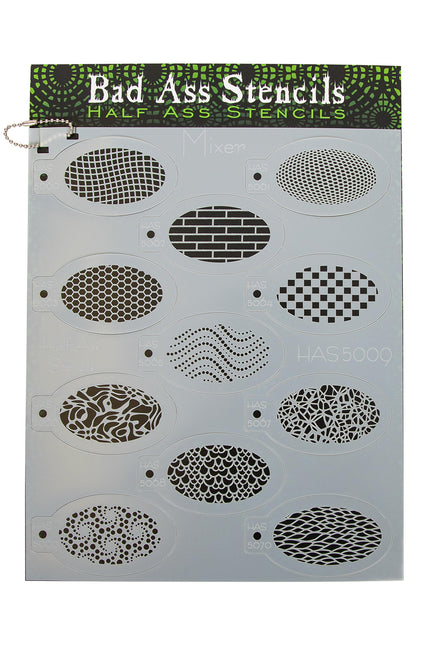 PartyXplosion Bad Ass Half Ass Schmink sjabloon Mixer