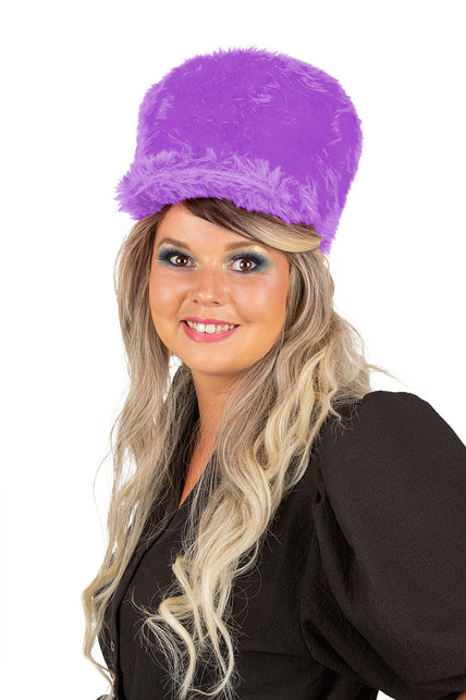 PartyXplosion Fanfarehoed pluche paars