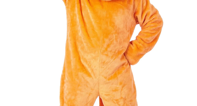 PartyXplosion Oranje leeuw mascotte pak Loekie