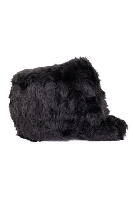 PartyXplosion Pluche fanfare hoed harmonie zwart 15 cm