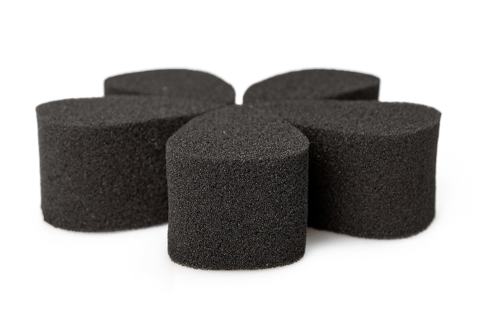 PartyXplosion Vlinder spons schmink zwart per 20