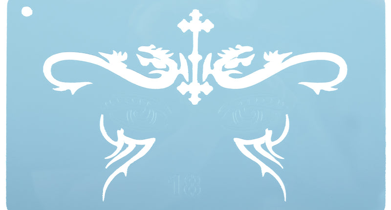 PXP Professional Colours PXP Schmink sjabloon draken en kruizen