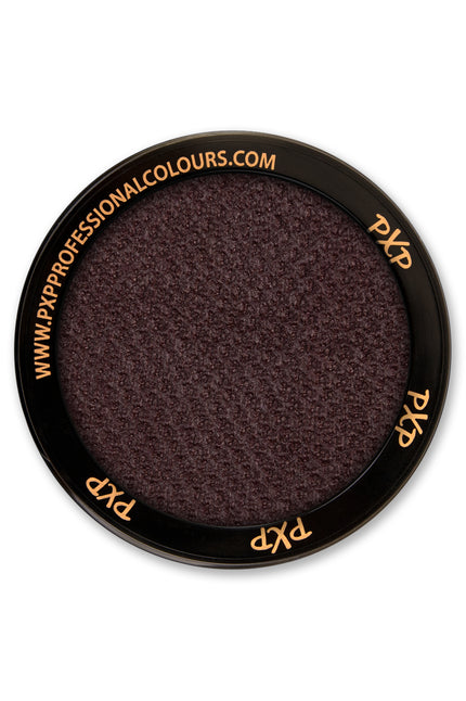 Schmink Deep Merlot van PXP, donkerrode waterschmink van 10 gram in rond potje met zwarte rand