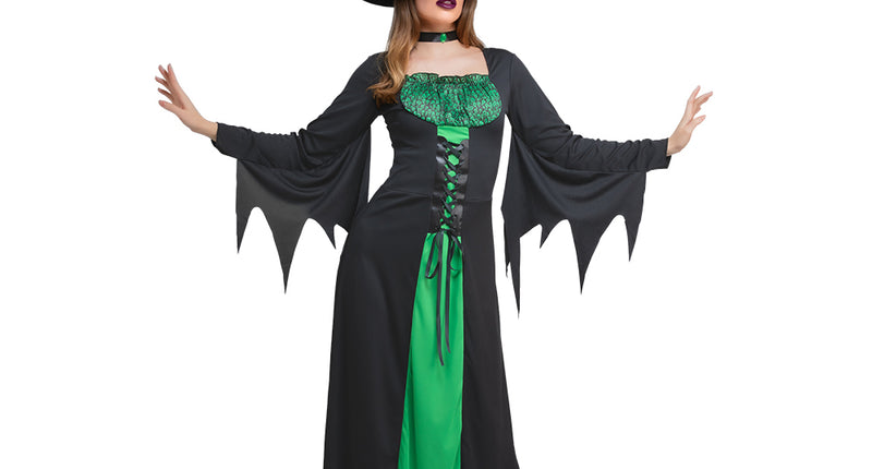 Wicked Costumes Betoverende Heks - Groen