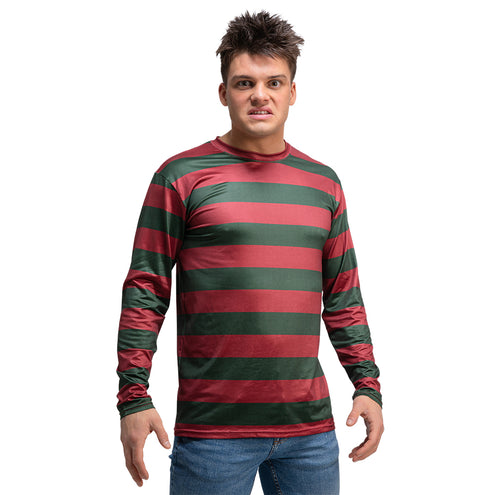 Wicked Costumes Freddy krueger shirt rood groen