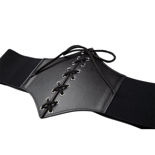 Wicked Costumes Gothic Korset Riem - Zwart