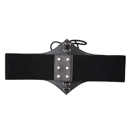 Wicked Costumes Gothic Korset Riem - Zwart