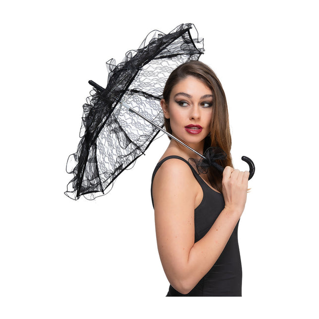Wicked Costumes Kanten Gothic Parasol 55cm