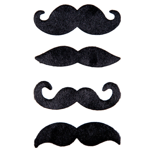 Wicked Costumes Snorren - zwart 4 stuks