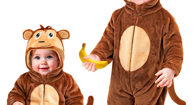 Widmann SRL Aap kostuum pluche fluweel Boki