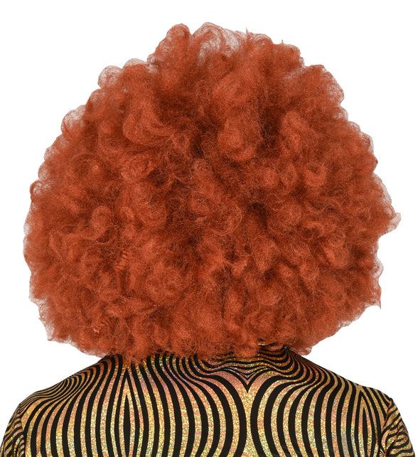 Widmann SRL Afro pruik koper kleur groot