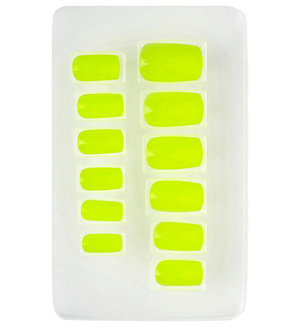 Widmann SRL Airbrush nagels neon geel