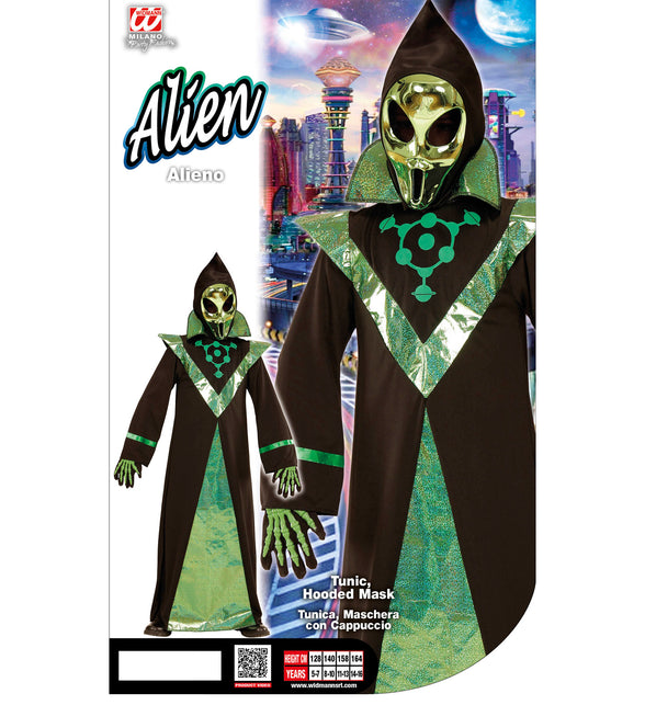 Widmann SRL Aliën kostuum voor kinderen