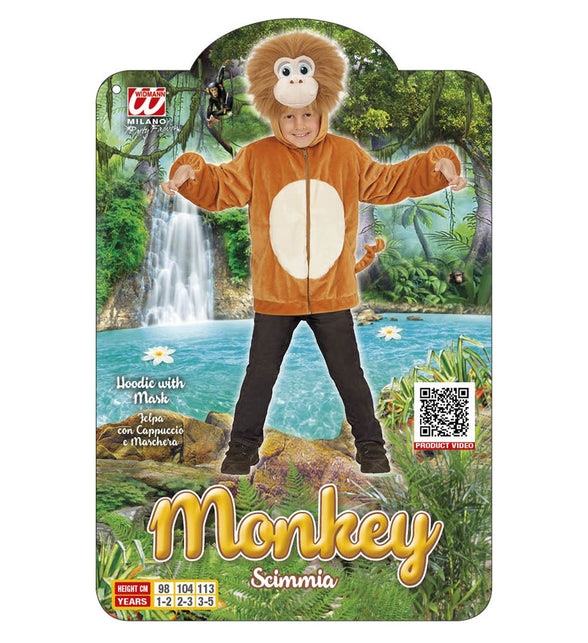 Widmann SRL Apen Hoodie voor kinderen