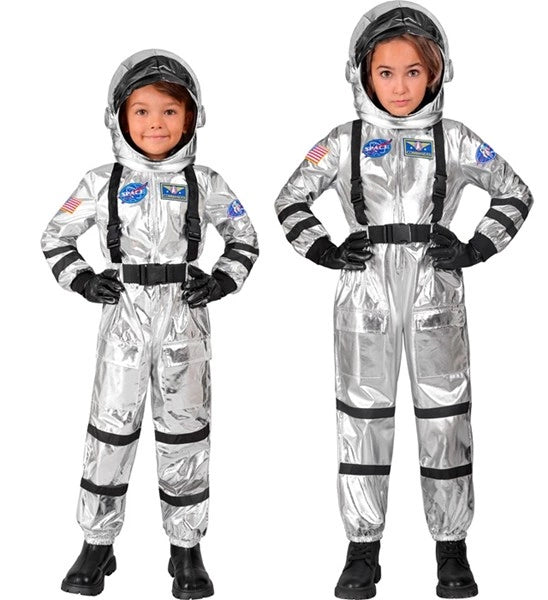Widmann SRL Astronauten kostuum zilver Roos kinderen
