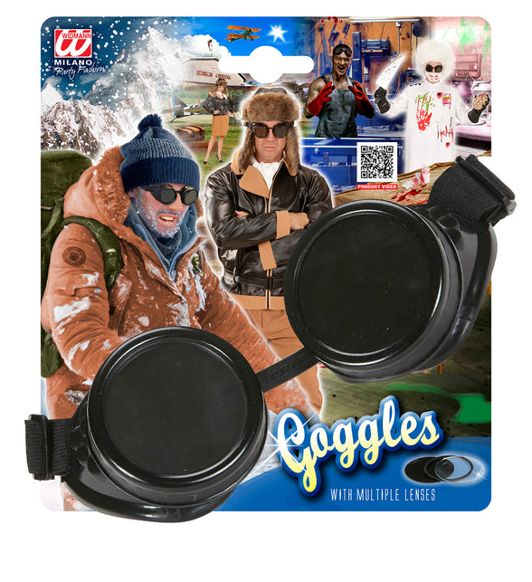 Widmann SRL Aviator brillen met verwisselbare glazen