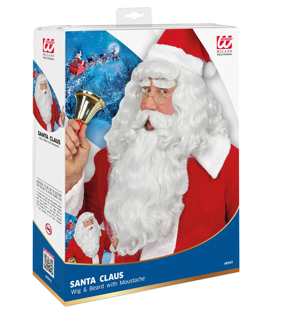 Widmann SRL Baardset kerstman luxe