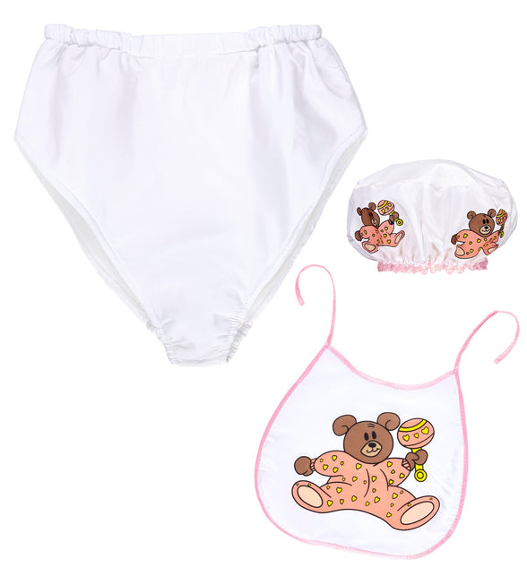 Widmann SRL Babyset roze met beertje