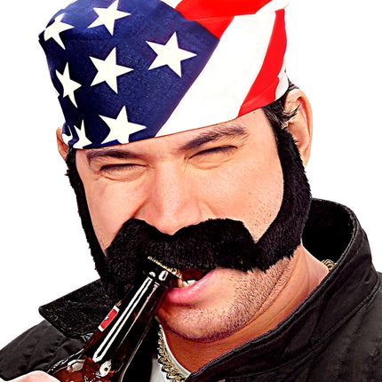 Widmann SRL Bakkebaard Met Snor