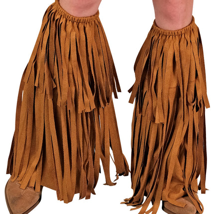 Widmann SRL Beenwarmer met franjes