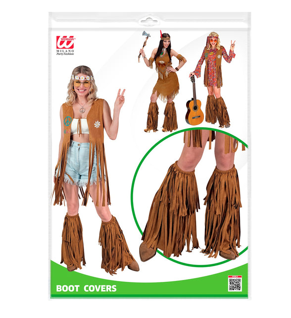 Widmann SRL Beenwarmer met franjes