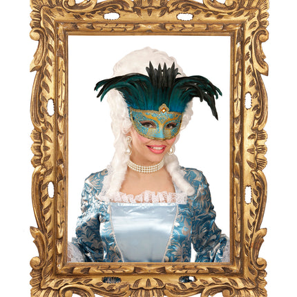 Widmann SRL Blauwe oogmaskers